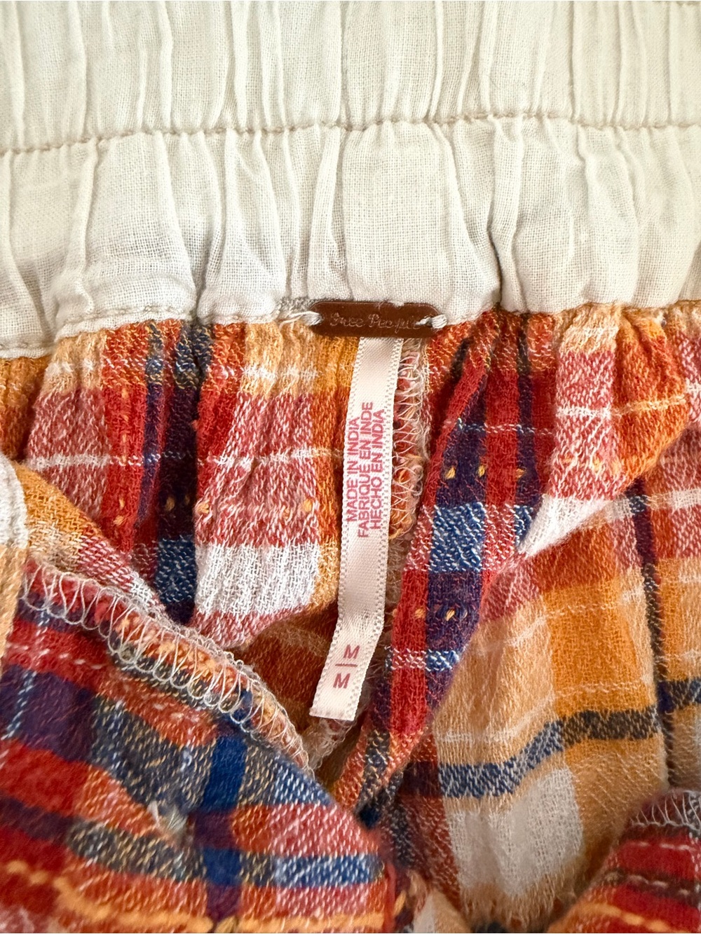 FREE PEOPLE Women’s Plaid Trousers - Picture 5 of 8